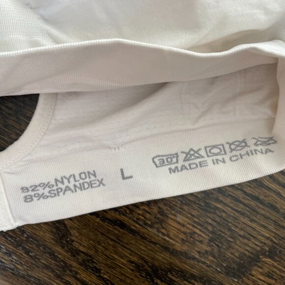 Maternity & Nursing Sports Bra Set of 3 - black, white, and gray - Picture 9 of 14